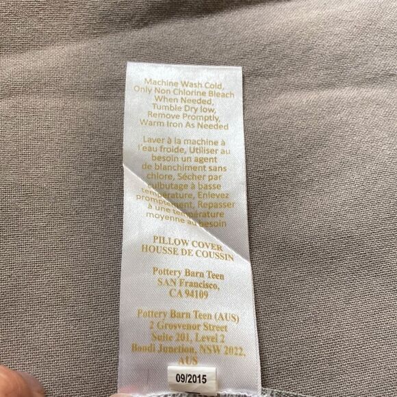 POTTERY BARN TEEN Pillow Cover Zippered Los Angeles LA VW Volkswagen  18 x 18 in - Picture 5 of 7